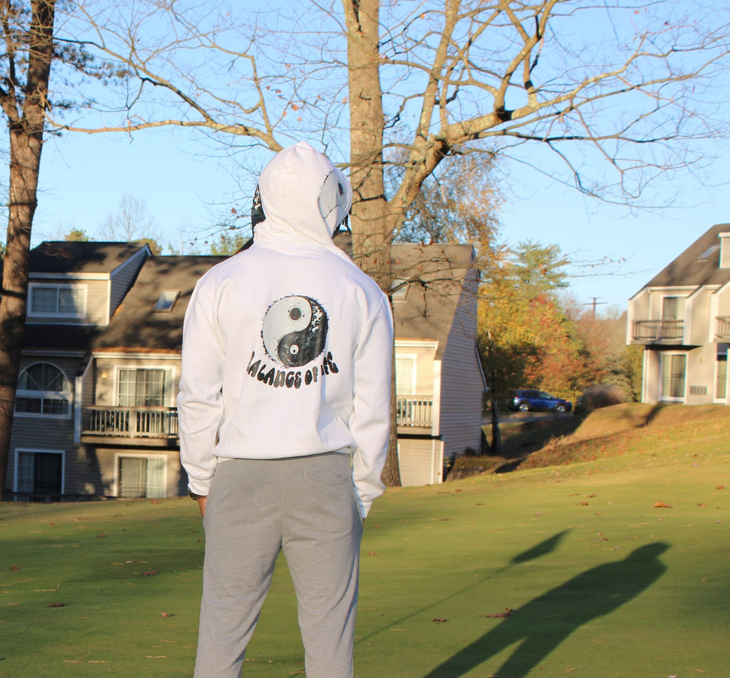 YNY Printed White Hoodies